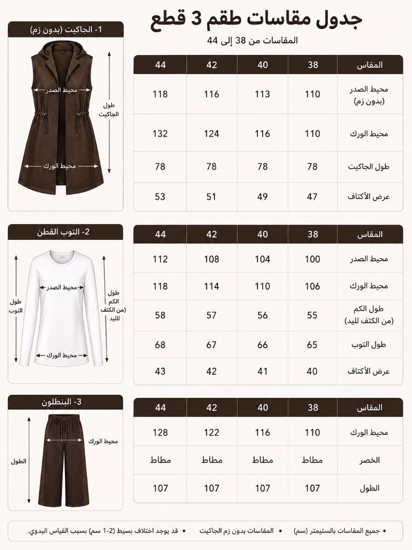 طقم رياضي 3 قطع